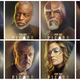 Patrick Stewart, LaVar Burton, Michael Dorn, Gates McFadden, Marina Sirtis, Jonathan Frakes, Jeri Ryan, and Michelle Hurd